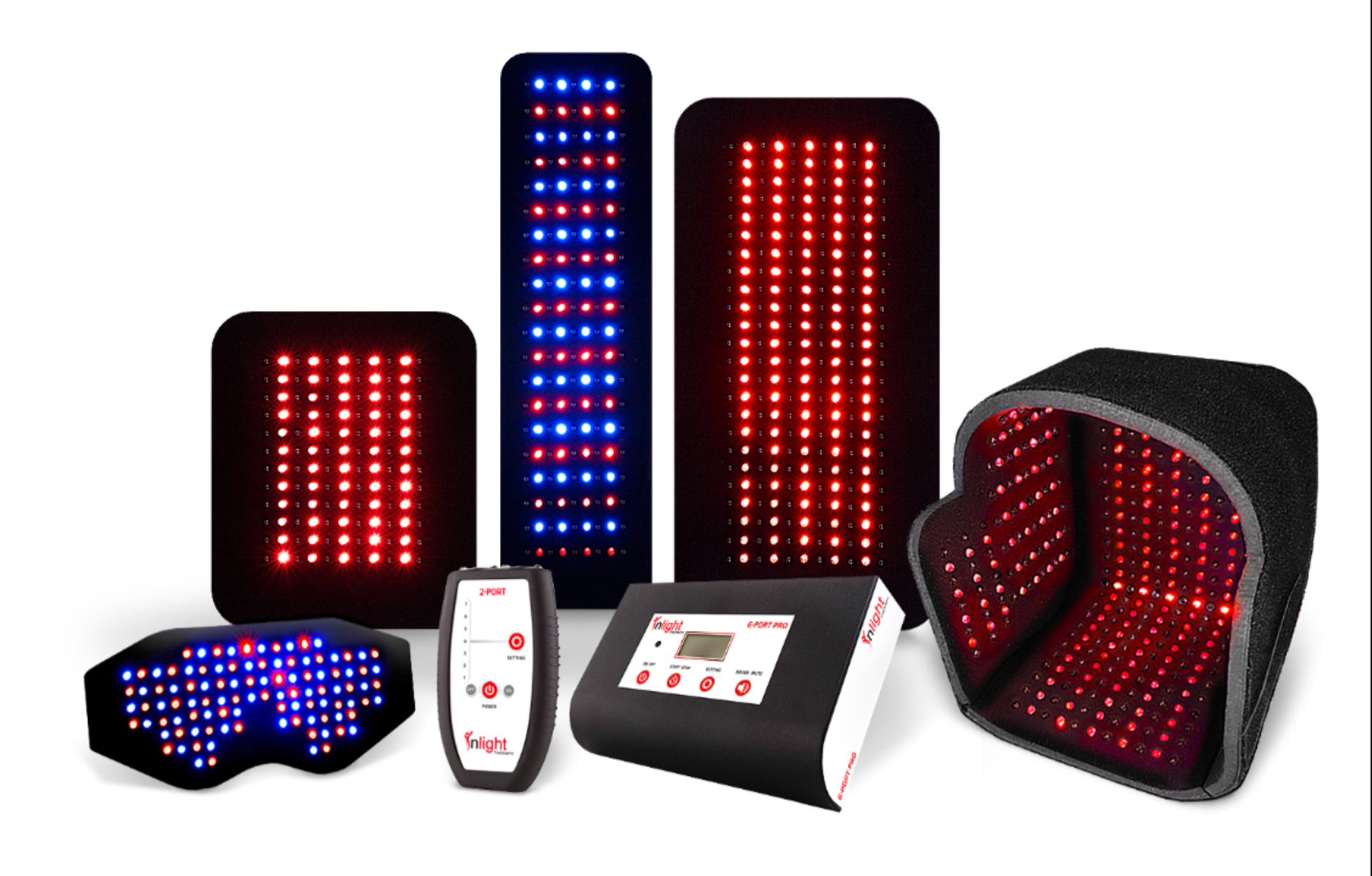 Red & Near Infrared Light Therapy - 6 Pad Platinum - 2 Controllers ...